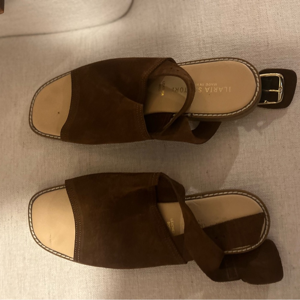 Brown Suede Women's Sandals size 10